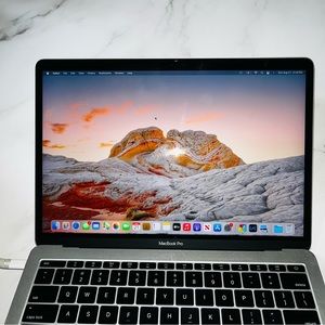 13in MacBook Pro with accessories